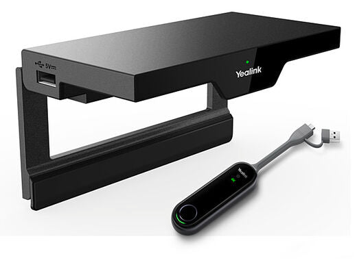 Yealink RoomCast – Drahtloses Präsentationssystem – 4K, HDMI, Schwarz, für Miracast, Google Cast