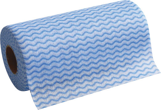 Putzrolle – 1-lagig, 40 × 20 cm, 50 Blatt, blau