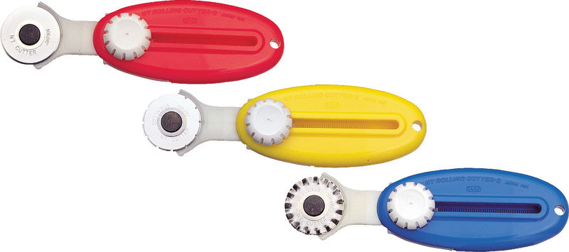 NT Cutter Rollenschneider – 190 mm, Klingenbreite 28 mm, Gelb, inkl. 1 Klinge
