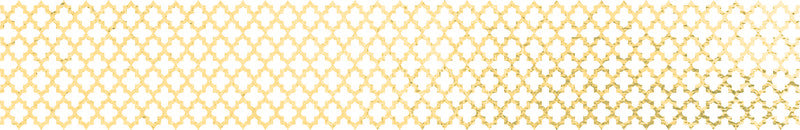 Folia Washi Tape Spitzenbordüre – wiederablösbar, Hotfoil, Papier, 25 mm × 5 m, Grau/Gold, 2 Rollen