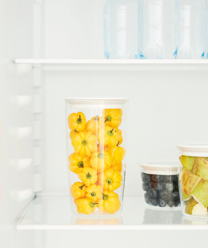 Rotho Glasbehälter Cristallo – 1,2 l – rund – Ø 11 × 19,3 cm – Borosilikatglas – transparent