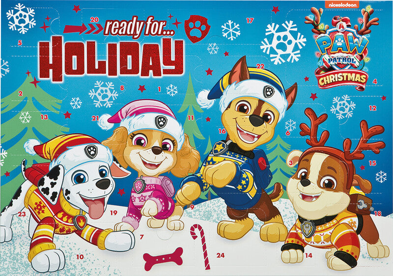Noname Holiday Helpers Adventskalender Paw Patrol – 42 × 30 × 3 cm