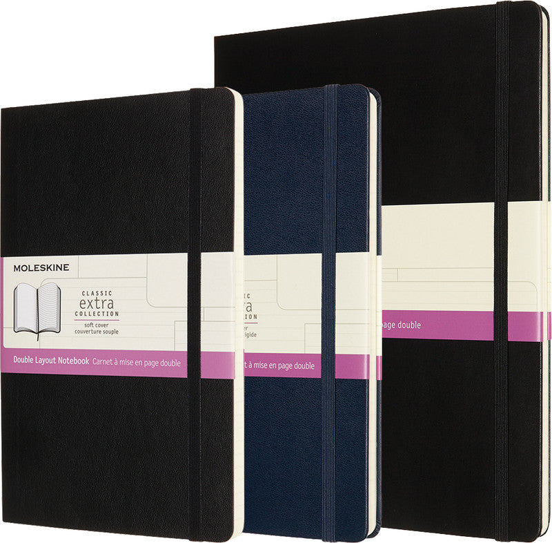 Moleskine Notizbuch Classic Collection, Leimbindung, Softcover, 192 Seiten, 70 g/m² – schwarz