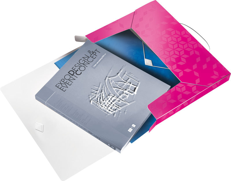 Leitz Aktenordner – Pink, Kunststoff