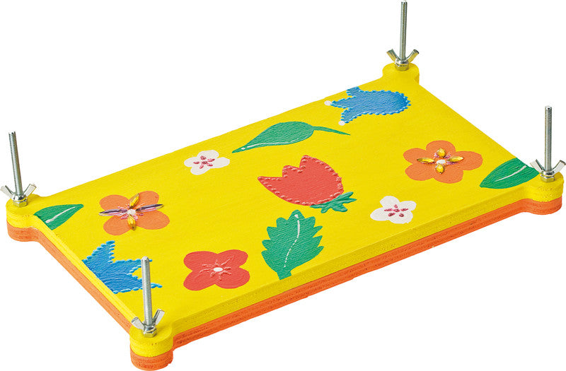 Blumenpresse, 23 × 13 × 5,5 cm, Birke