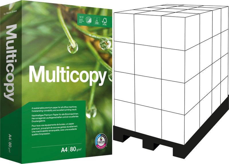 Papyrus Kopierpapier – A4, 80 g/m², weiss – für Inkjet/Laser/Kopierer – FSC – 500 Blatt