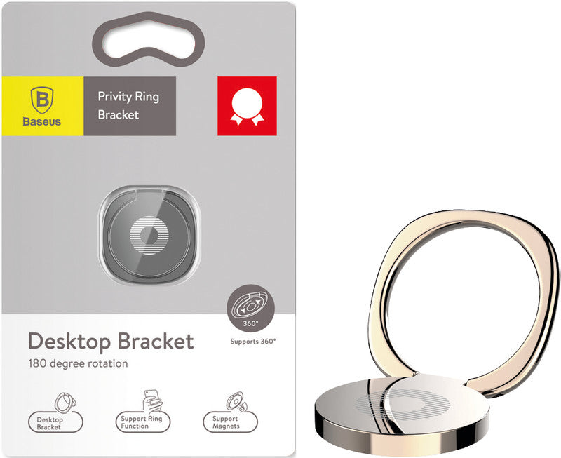 Baseus Ringhalterung Privity – Ø 30 mm, Zink, Silber