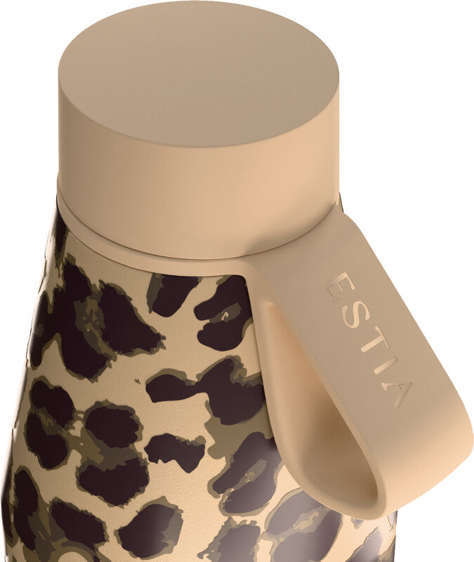 Estia Flow Isolierflasche 500 ml – Doppelwandig 12 h Heiss / 24 h Kalt, Edelstahl, Schraubdeckel