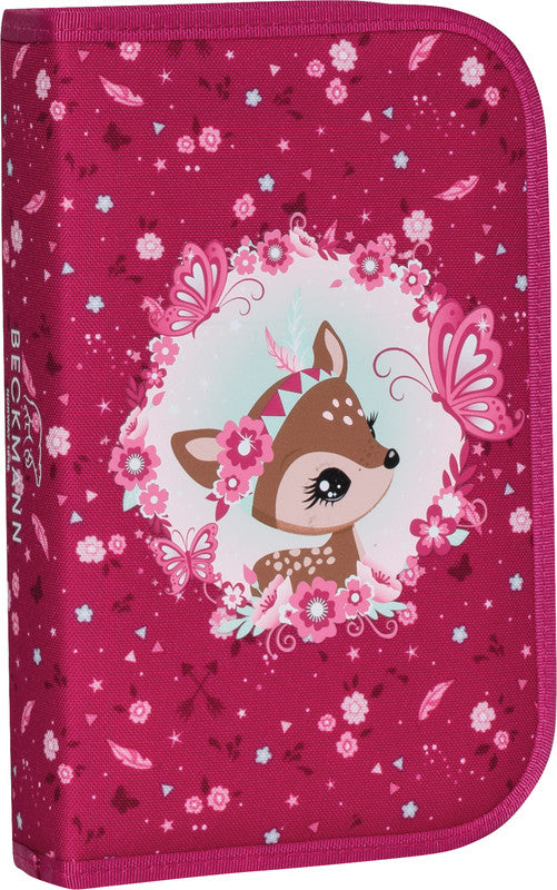 Beckmann Schulrucksack Classic 1st – 6-teilig – Forest Deer – mit Leuchteffekt