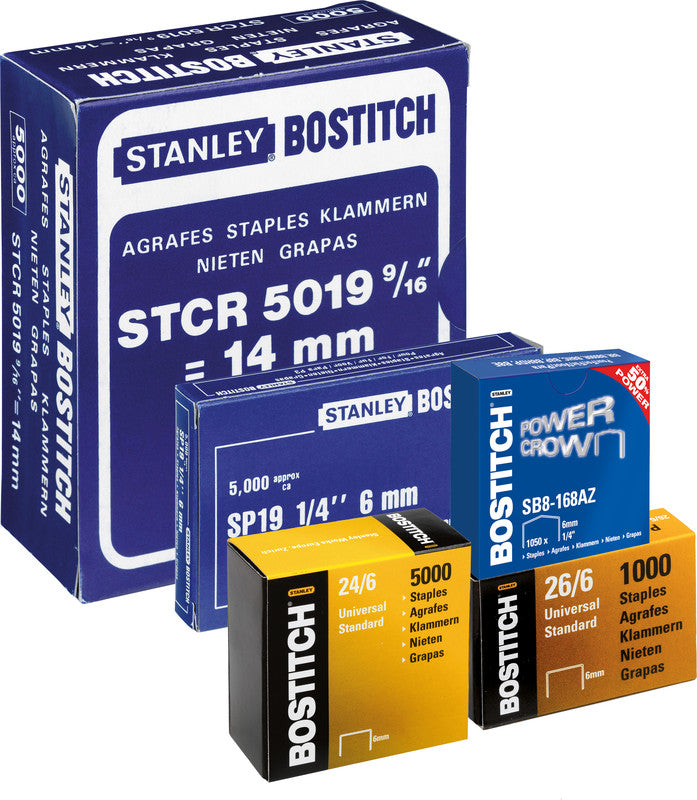 Bostitch Heftklammern – 5 mm, 15 Blatt, 5’000 Stück, verzinkt – für TG-A, TG-A KIT, T3020