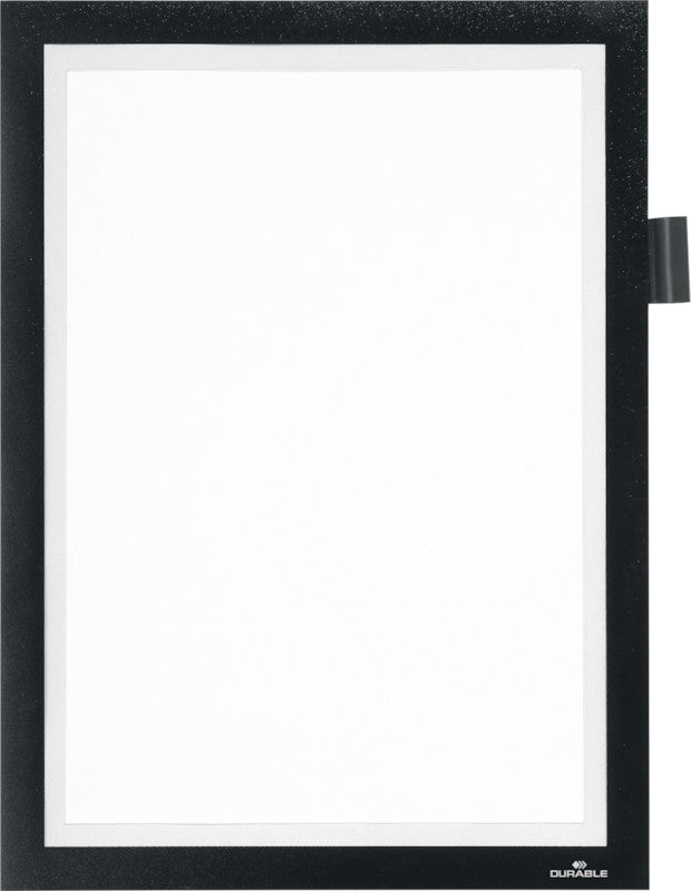 Durable DURAFRAME Note Magnetrahmen – A4 – Schwarz