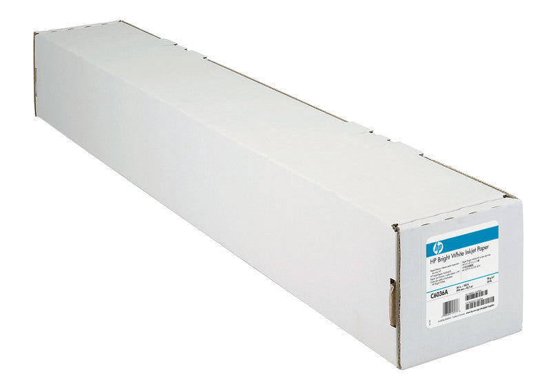 HP Mattes Inkjetpapier – 24" × 45,7 m, 90 g/m², Hochweiss – für HP DesignJet 430, 330, 450C und andere