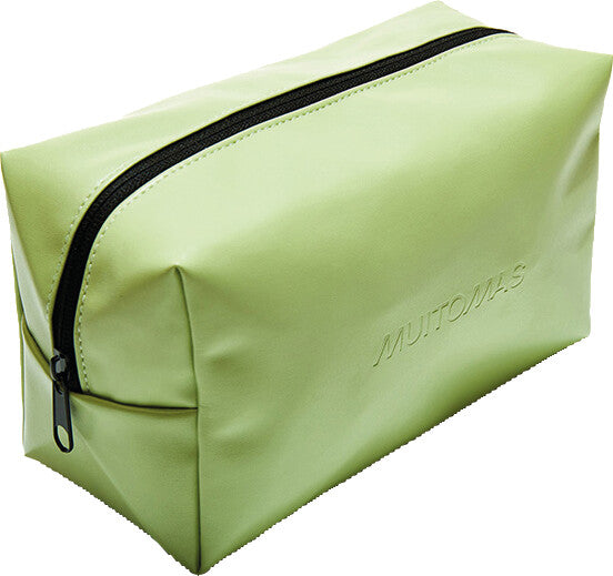 Muitomas Necessaire – wasserabweisend, mit Reissverschluss – 210×130×20 mm – grün – Kunstleder