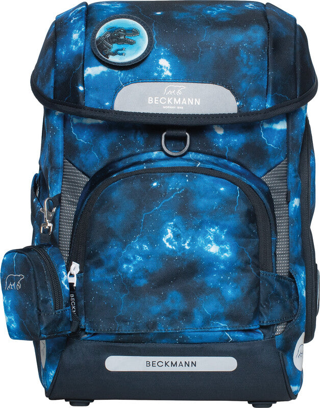 Beckmann Schulrucksack Plus Air – 6-teilig – Tech Rex – recyclingfähig