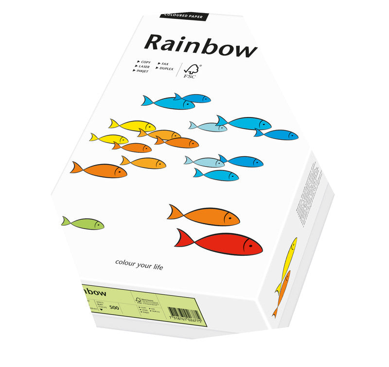 Scaldia Kopierpapier – A4, 120 g/m², Leuchtendgrün – für Inkjet/Laser/Kopierer – FSC – 250 Blatt