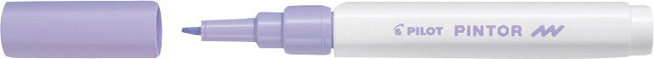 Pilot Pigment-Marker Pintor – Rundspitze 0,9-1,5 mm – Sortiert – 6er-Set – Für dunkle Oberflächen geeignet