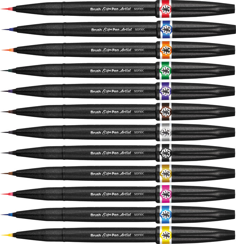 Pentel Filzstifte, Strichbreite 0,03–2 mm, auswaschbar, 1 Stk.