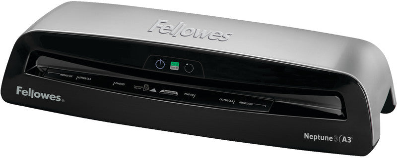 Fellowes Neptune 3 Laminiergerät A3 – 4-Rollen, 75–175 µm, Kaltlamination, Aufheizzeit 1 Min., 800 mm/min