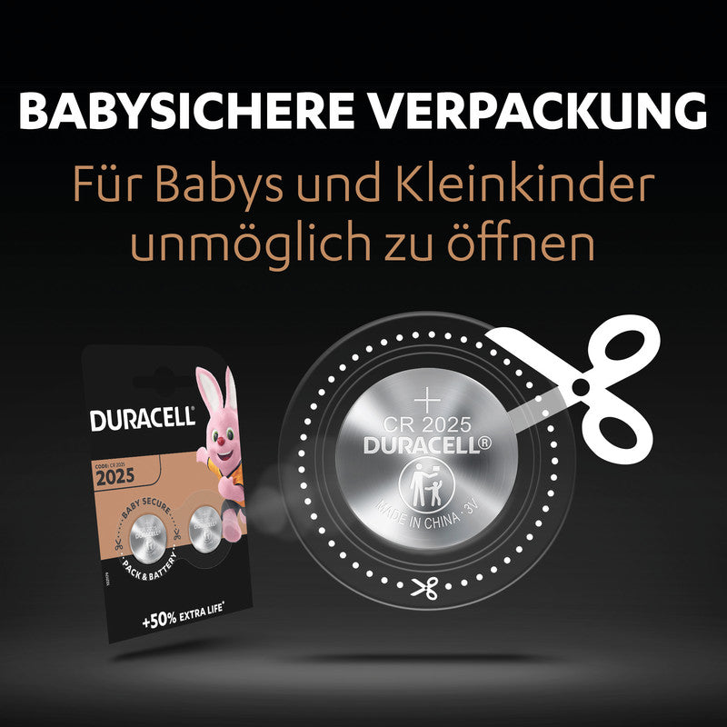 Duracell CR2025 Akku 3 V