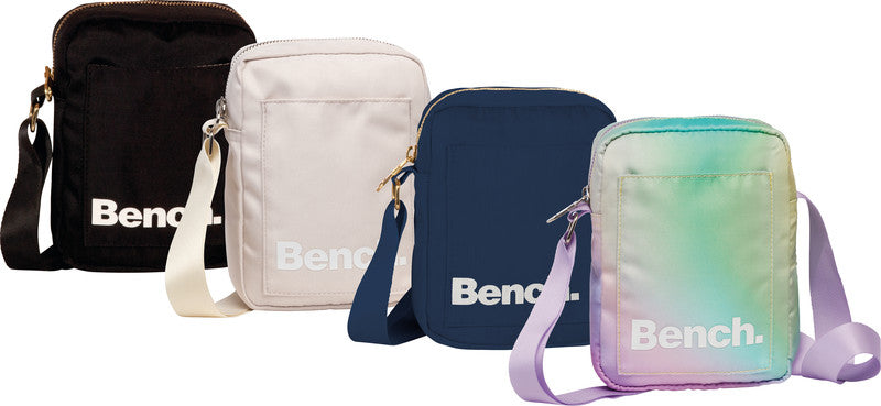 Bench City Girls Mini Umhängetasche – 1 l, Nylon, natur, 14 × 19 × 5 cm