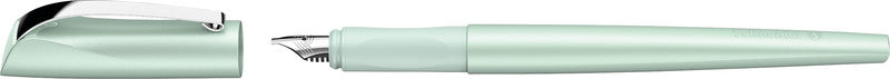 Schneider AG Schneider Callissima Kalligrafie – Bandzugfeder 1,8 mm – für Rechts- & Linkshänder – Mint, Bermuda Blau – Patronen