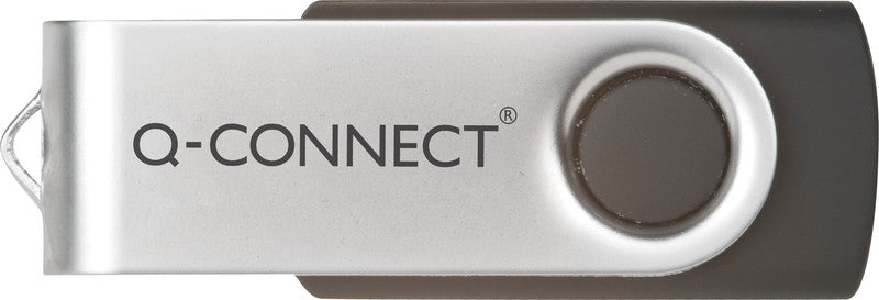 Q-CONNECT USB-Stick – 32 GB, USB 2.0, drehbarer Verschluss