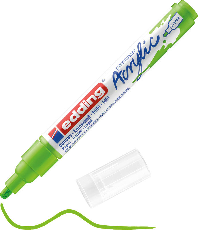 Edding Permanentmarker für dunkles Papier – sortiert, 5er Set