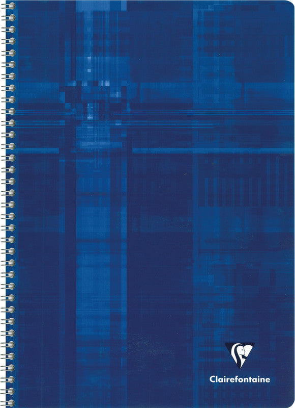 Clairefontaine Spiralheft, A4, liniert, Spiralbindung, Karton, 50 Blatt, 50 g/m² – sortiert