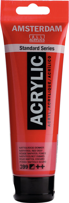 Royal Talens Amsterdam – Acrylic Standard – Acrylfarbe – Dunkel Naphtolrot, 120 ml
