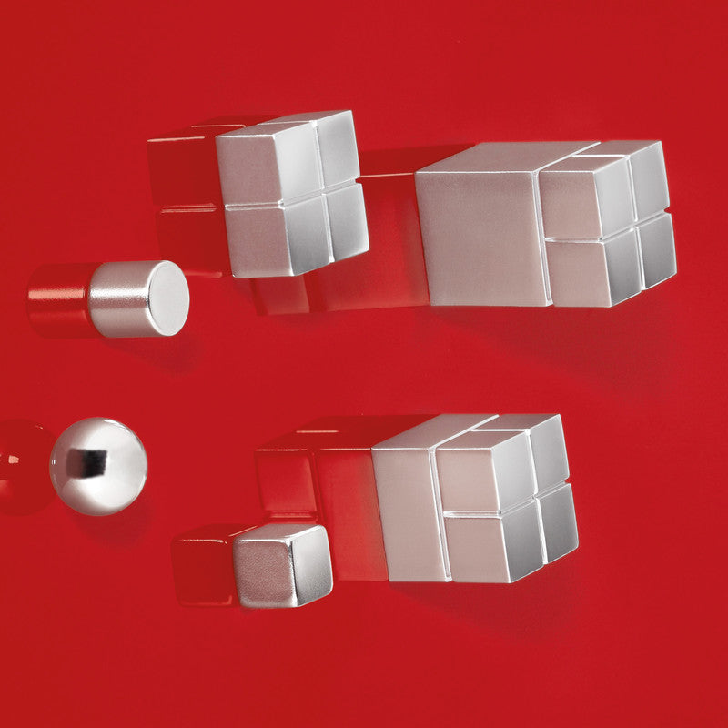 Sigel Magnetwürfel – Stahl, Silber, Cube Artverum SuperDym, 20 × 20 × 20 mm, 1 Stück