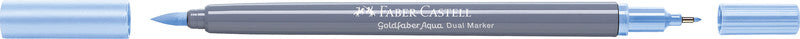 Faber-Castell Goldfaber Dual Marker Aqua Fineliner – 6er-Set – 6 Farben, sortiert