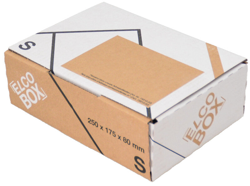 Elco Versandbox, braun – 260 × 190 × 90 mm