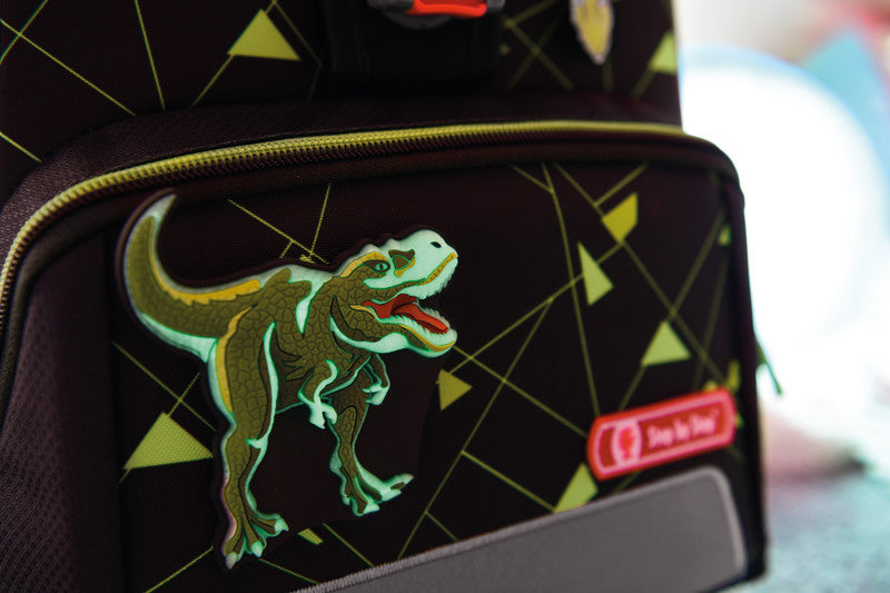 Step by Step Schulrucksack-Set Shine – 5-teilig – Dino Night Tyro