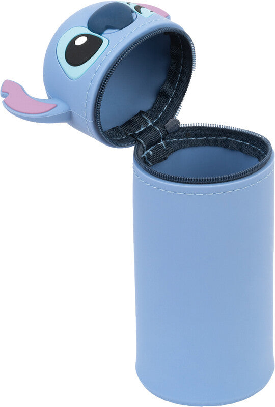 Disney Schlamperetui, Stitch Tropical, Blau, Silikon, 7 × 18 cm
