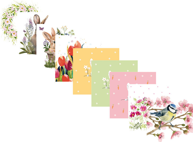 Ppd Servietten Hello Easter – 33 × 33 cm – 3-lagig, Tissue – 20 Stk.
