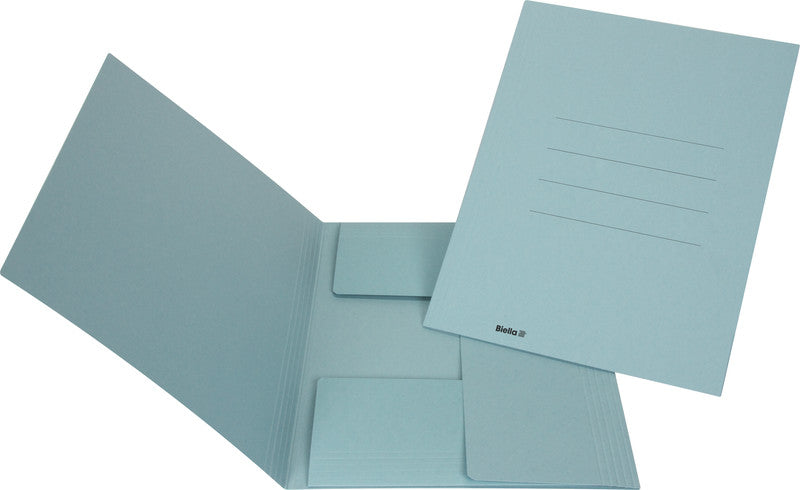 Biella Sammelmappe für A4, Karton, Blau