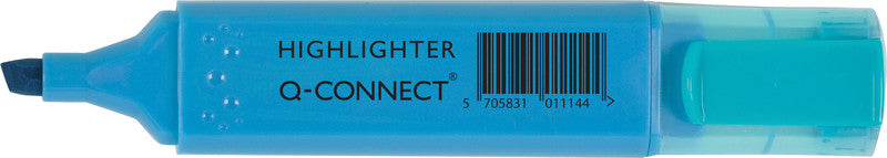 Q-CONNECT Economy Textmarker Blau – Keilspitze, 1–5 mm
