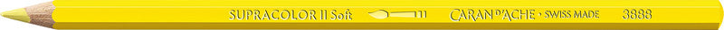 Caran d-Ache Caran d'Ache Aquarellfarbstift Supracolor Soft – Zitronengelb, im Metalletui, Ø 3,8 mm, FSC