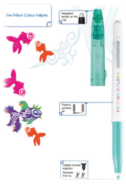 Pilot Filzstifte FriXion Colors, Strichbreite 0,63 mm, 1 Stk.