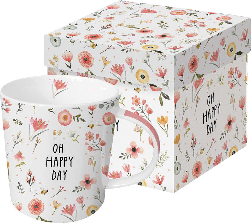 Ppd Tasse – 0,35 l, New Bone China, mehrfarbig, spülmaschinenfest, mikrowellengeeignet