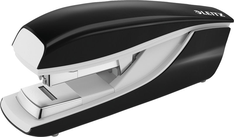 Leitz NeXXt 5523 – Hefter, 40 Blatt, für 24/6, 26/6, 24/8, Flat-Clinch, Einlegetiefe 38 mm, schwarz