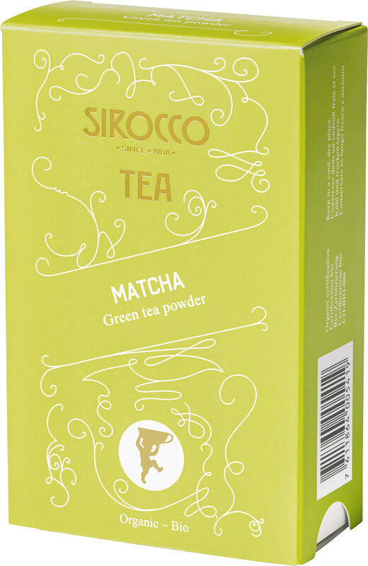 Sirocco Matcha – Teepulver, Bio-Grüntee – 15 Sticks à 1,5 g