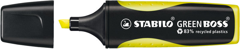 STABILO BOSS Textmarker Set 4 Farben – Keilspitze, 2–5 mm, nachfüllbar