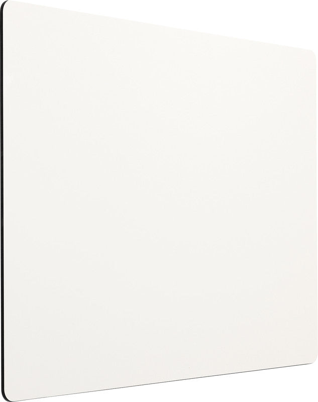 Berec Whiteboard – 88 × 58 cm, Emaille, magnetisch, Aluminiumrahmen, Wandmontage, inkl. Montagesatz