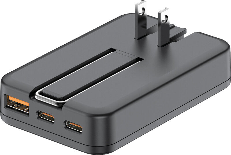 Budi USB-Ladegerät 30 W – USB-C×2, USB-A×1 – PD, QC 3.0, MagSafe 15 W – EU/UK/US/AU-Adapter – für 100–240 V