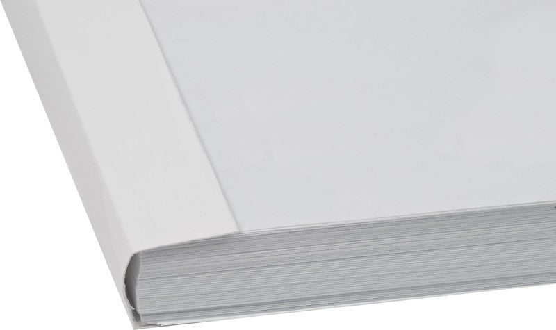 Q-connect Thermobindemappen – für A4 – weiss, Karton – 20 Stk.