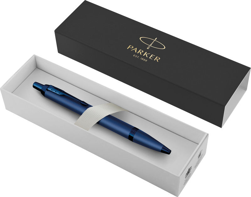 Parker Kugelschreiber – Blau, Edelstahl