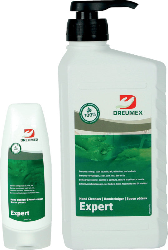 Dreumex Handreinigungspaste – weiss, 1 l, inkl. Pumpe, Lavendelduft, lösungsmittel- und silikonfrei