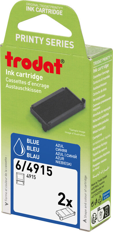Trodat Ersatzkissen – für Modell 4915, Kunststoff, Blau