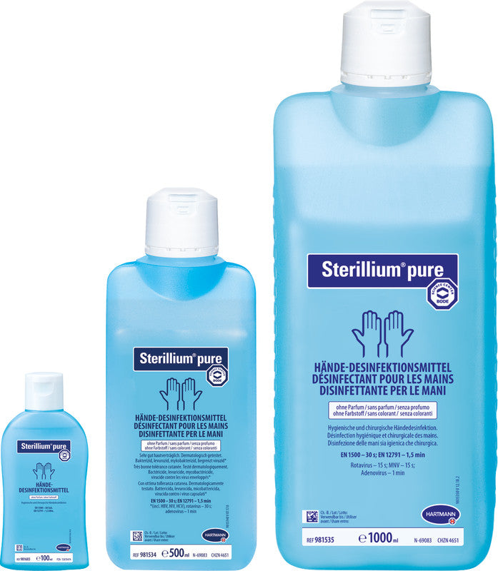 Sterillium Händedesinfektionsmittel – Kunststoff, Weiss, 1 l, Hautverträglich